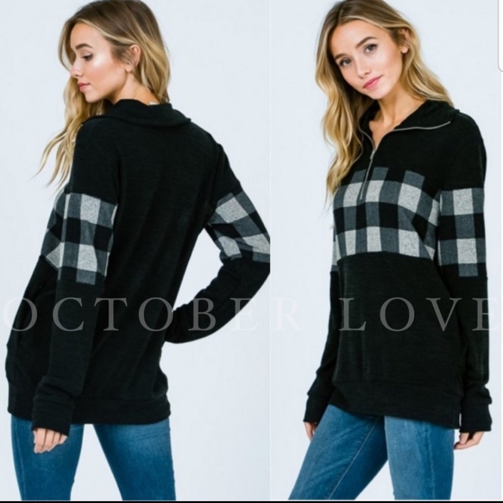 Zippered Knit Top - Picture 3 of 4